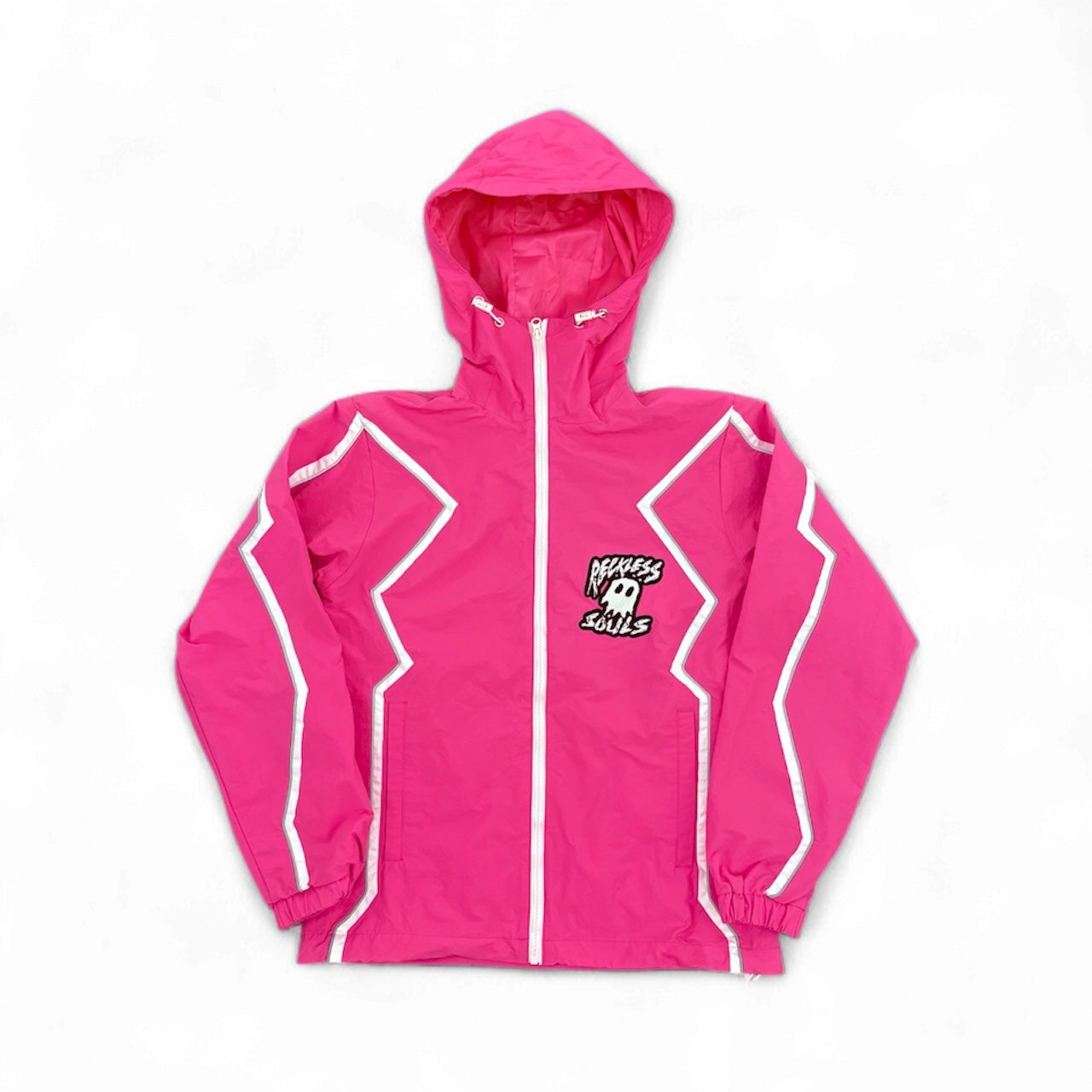 REFLECTIVE ZIP UP - PINK