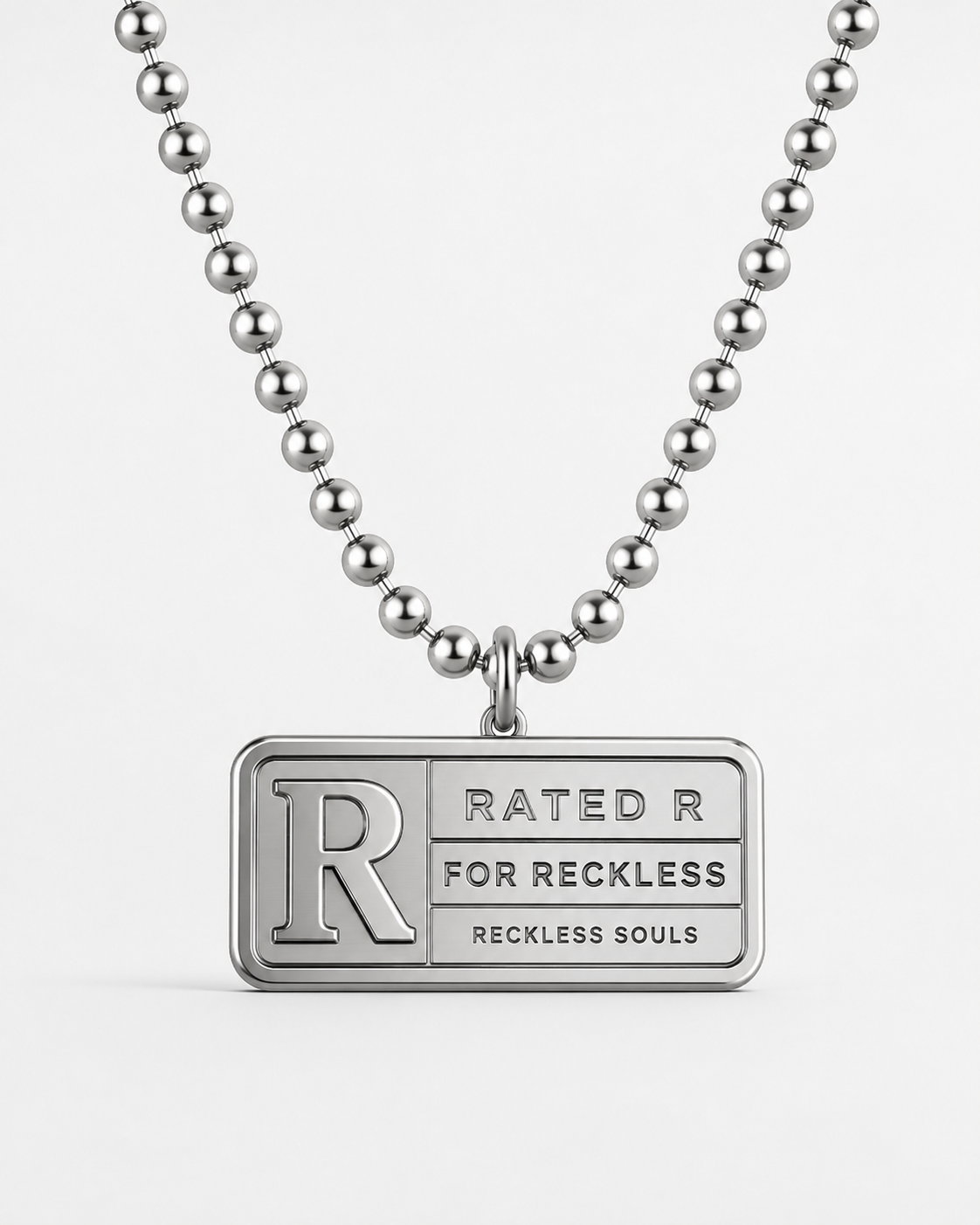 SILVER “RATED R” CHAIN
