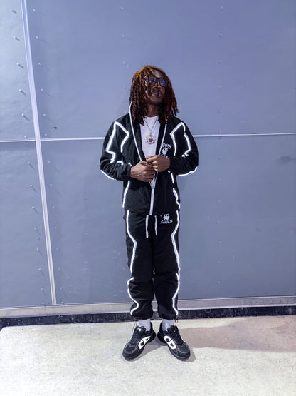 REFLECTIVE PANTS - BLACK