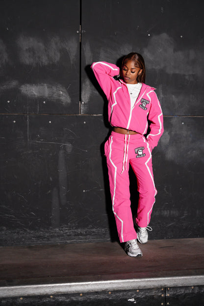 REFLECTIVE ZIP UP - PINK