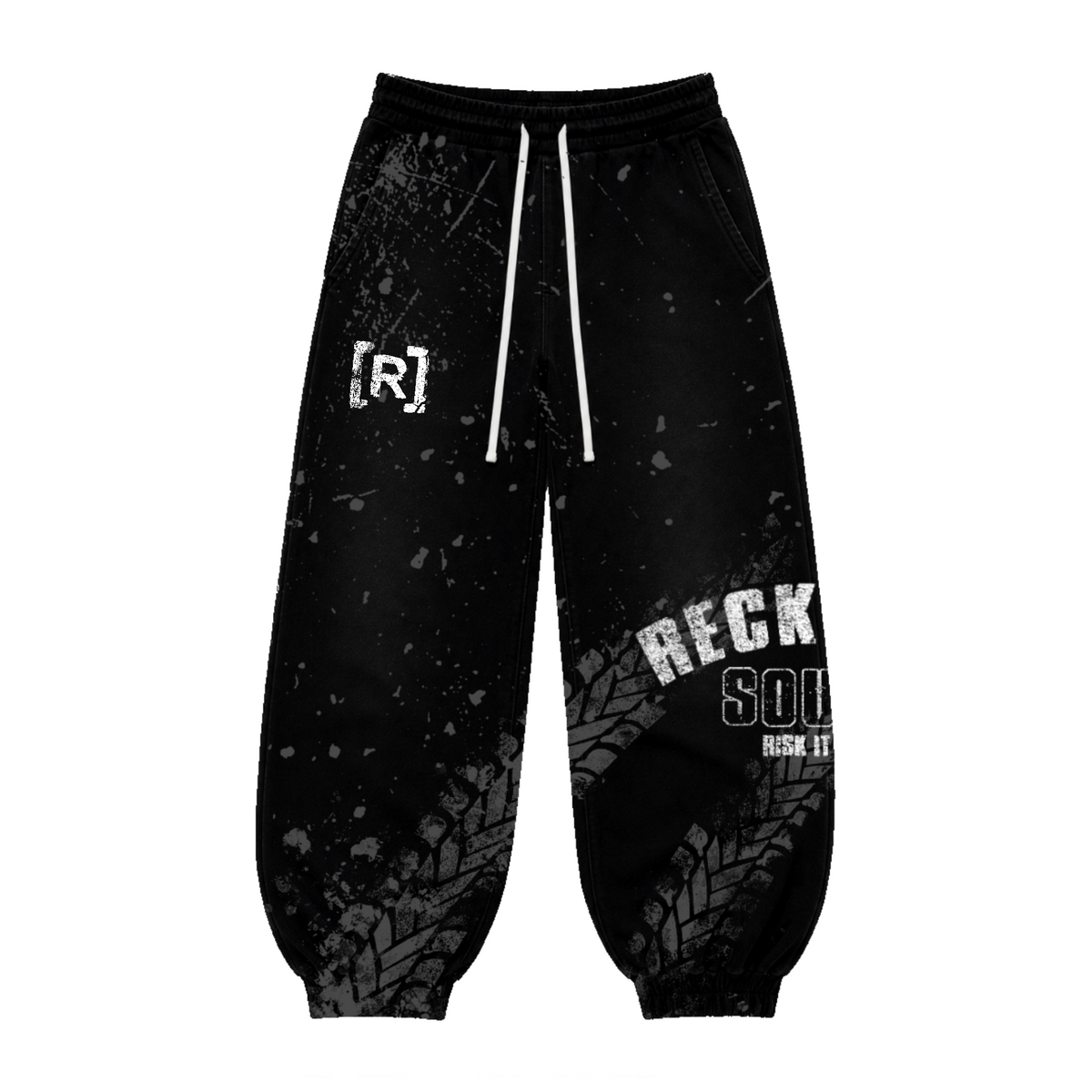 BLACK "RISK IT ALL" SWEATS
