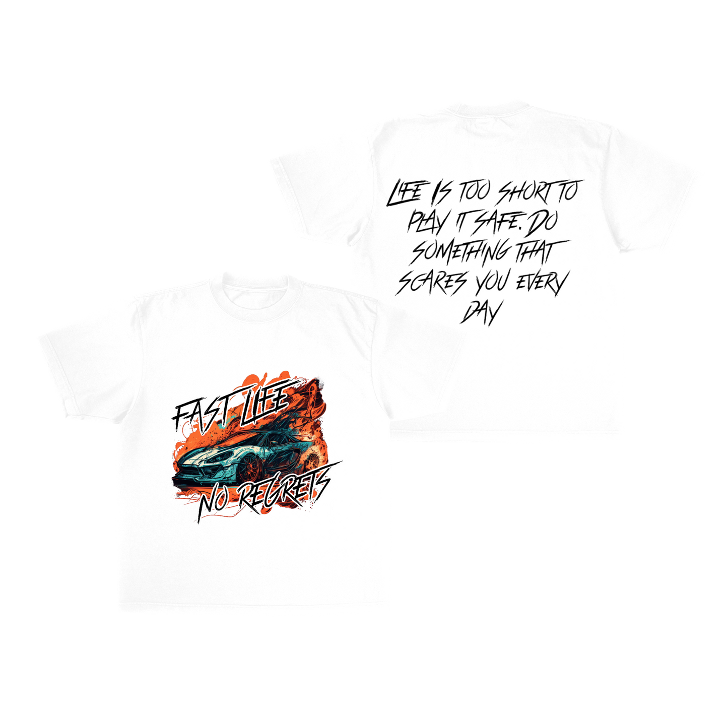 FAST LIFE TEE - WHITE