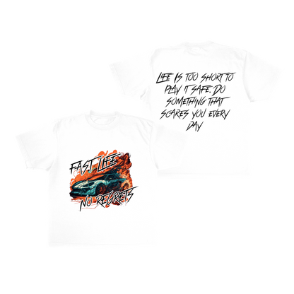 FAST LIFE TEE - WHITE