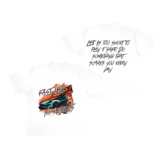 FAST LIFE TEE - WHITE